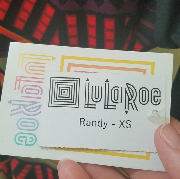 LuLaRoe Randy XS - Picture 2 of 3